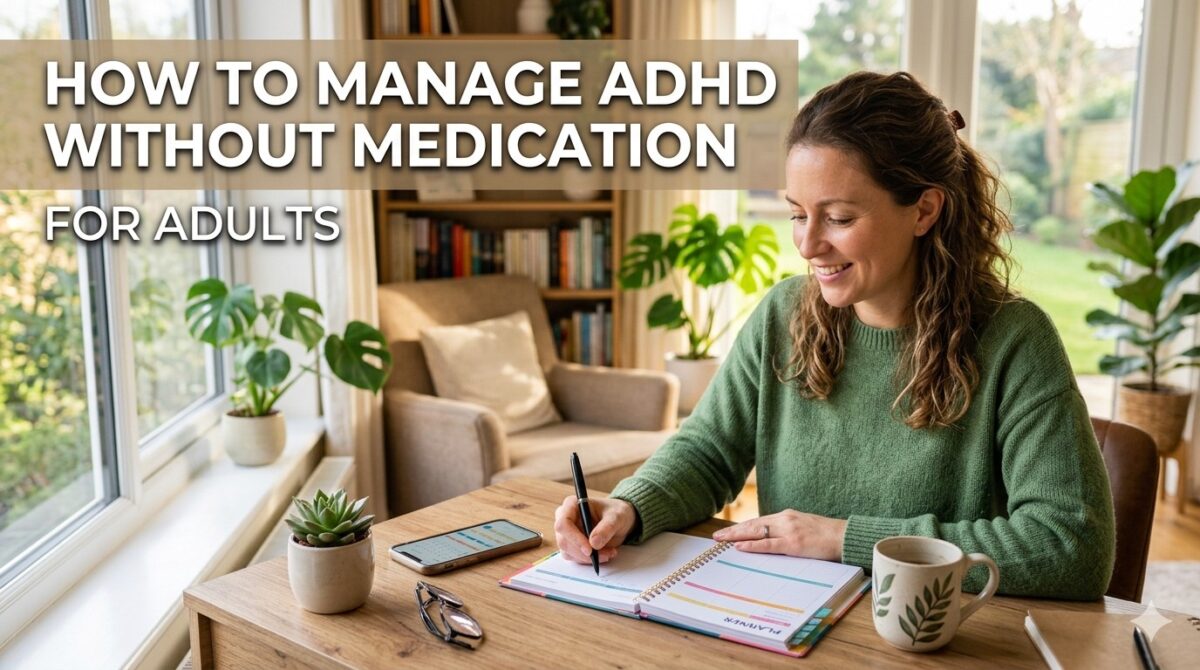 How To Manage ADHD Without Medication For Adults